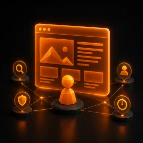 Waarom ZZP'ers een professionele website nodig hebben - symbolische illustratie