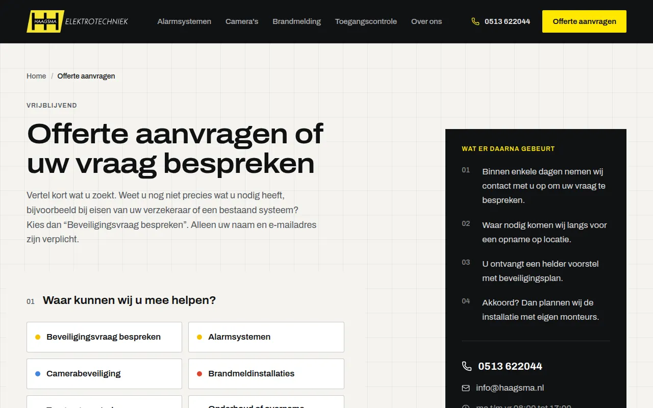 haagsma.nl detailweergave