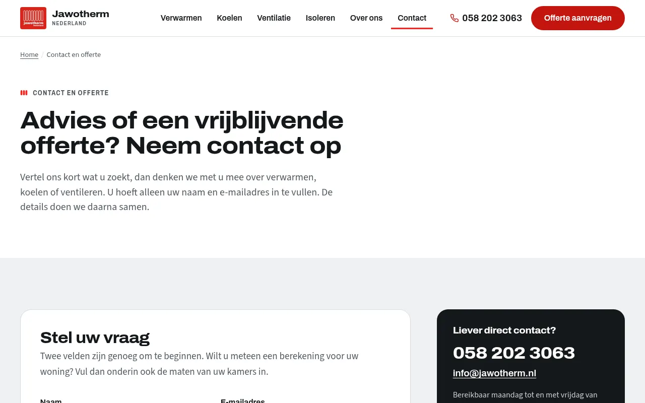 jawotherm.nl detailweergave