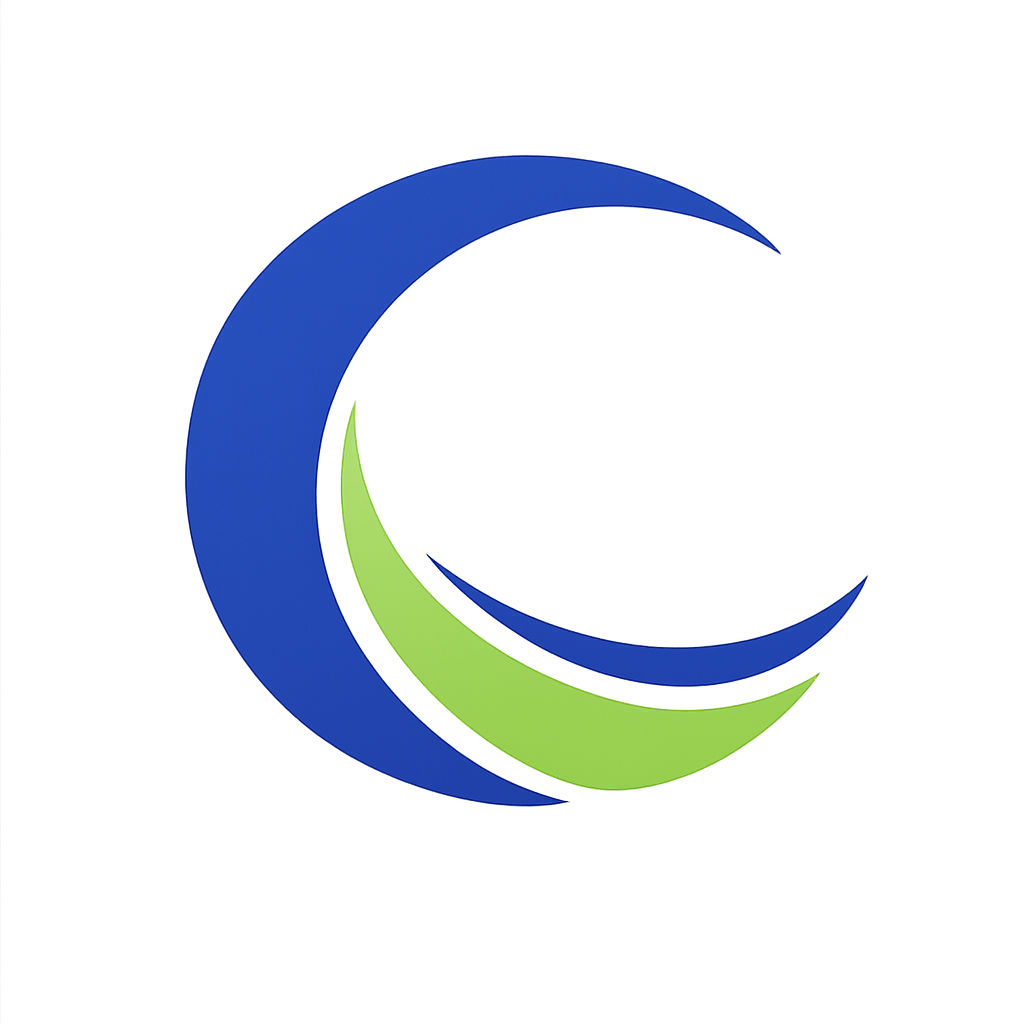 Logo ontwerp Crescent — Consulting · Advies door StudioFab Friesland