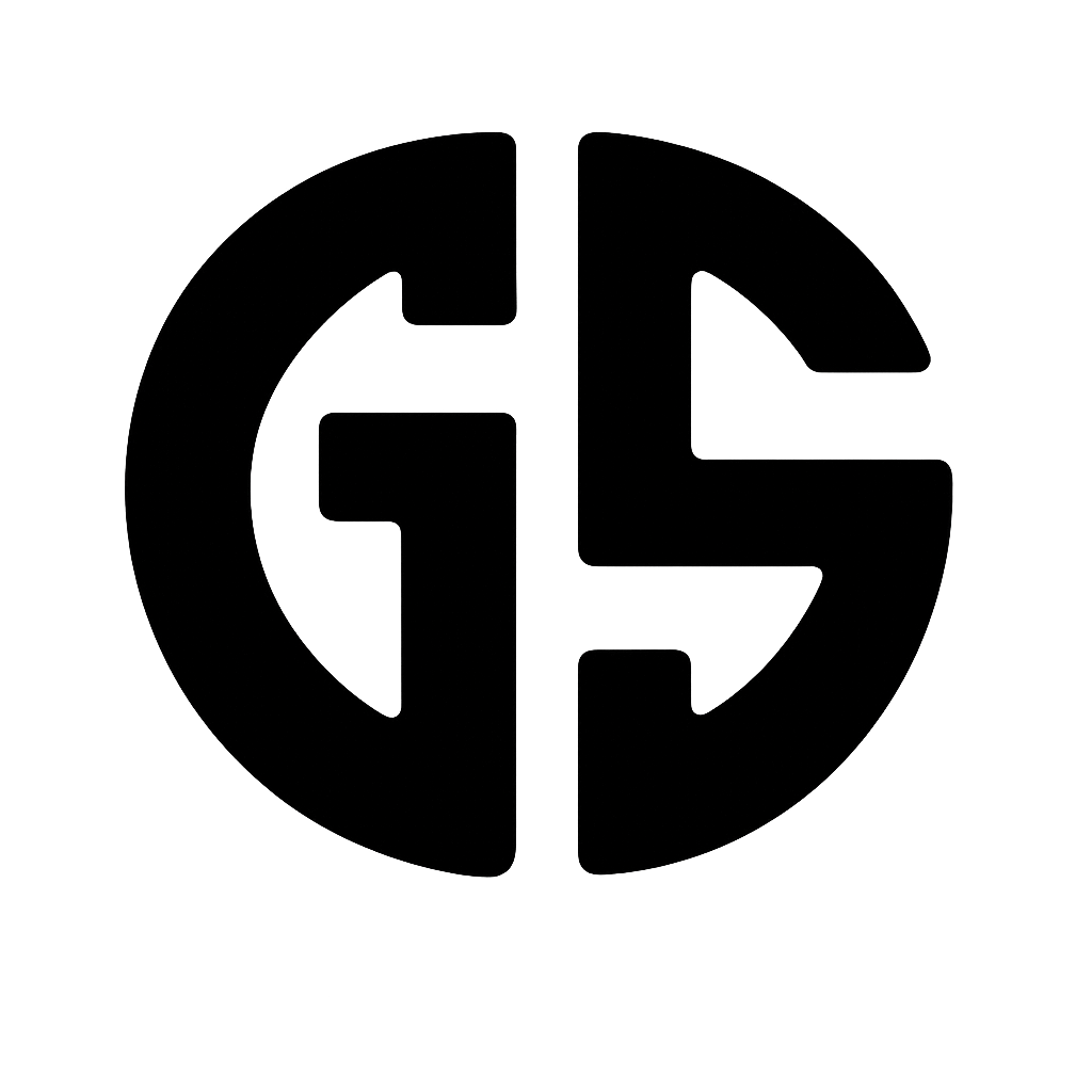 Logo ontwerp GS — Monogram · Merk door StudioFab Friesland