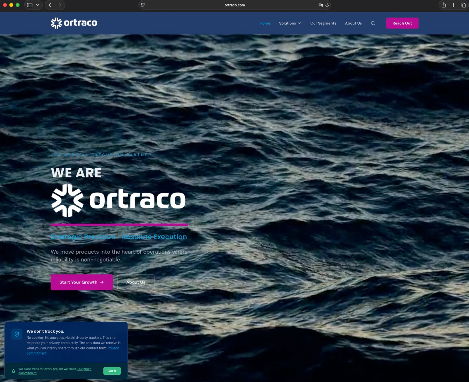 Ortraco B.V. — website laten maken door StudioFab webdesigner Friesland