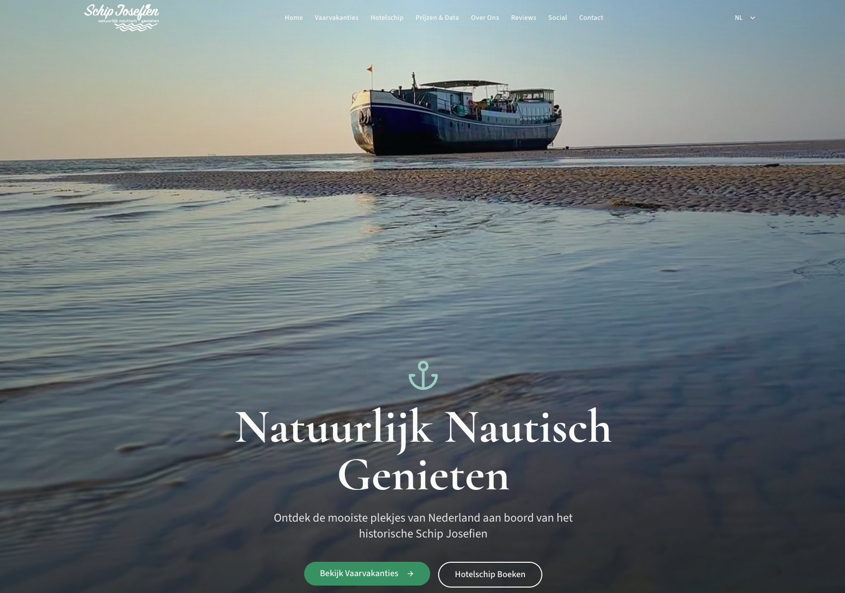 Schip Josefien — website laten maken Friesland door StudioFab webdesigner Leeuwarden