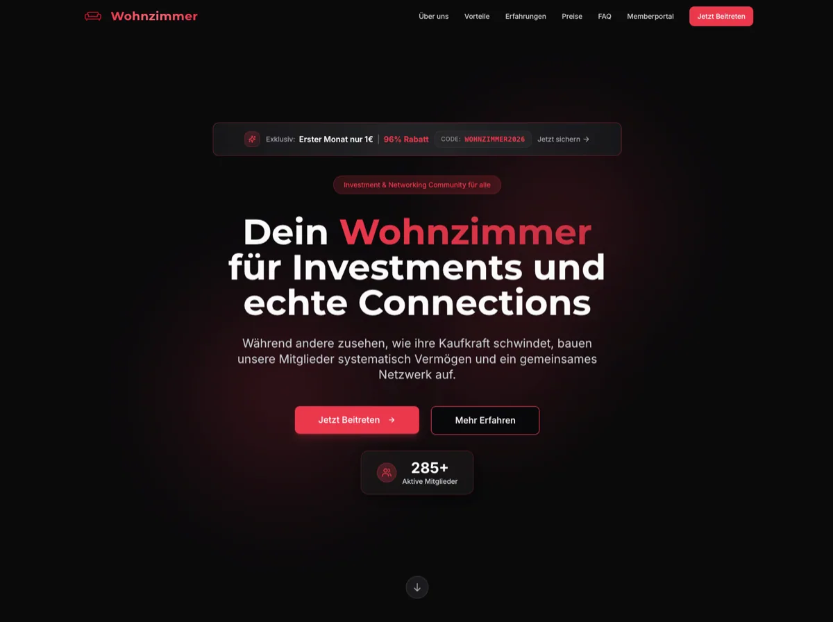 Wohnzimmer Platform Screenshot