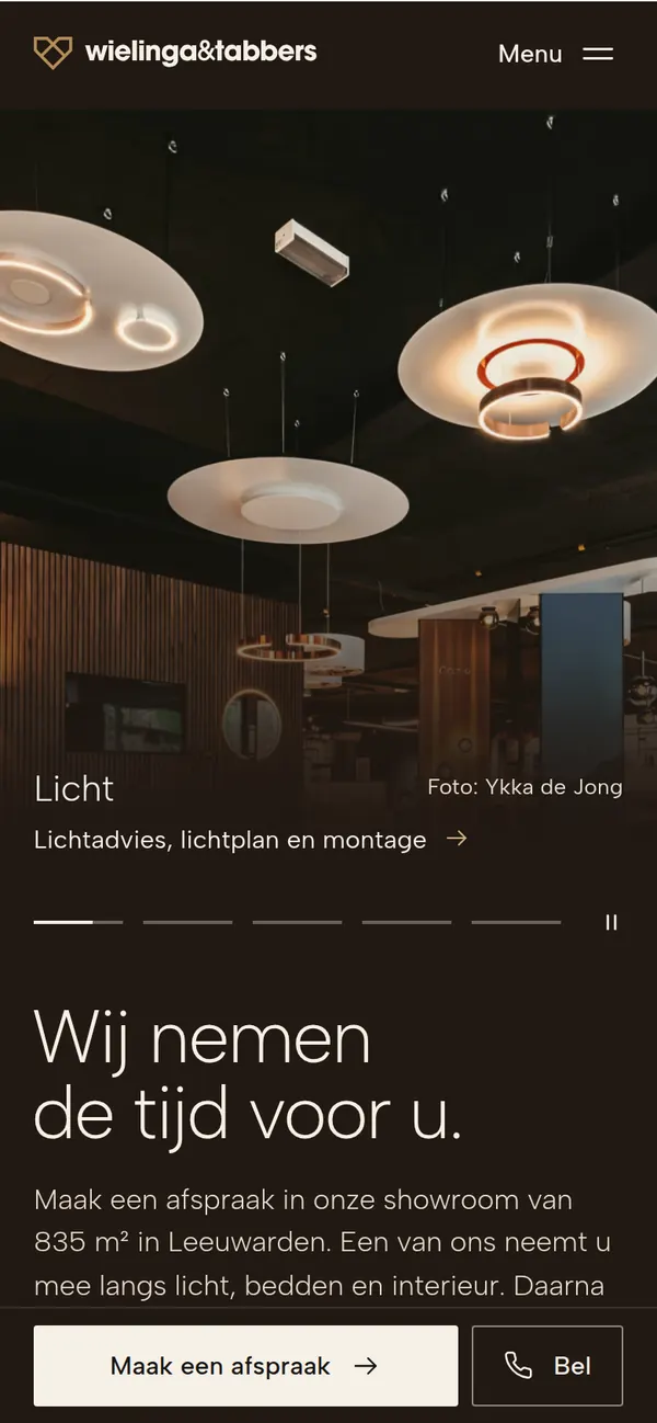 wielingaentabbers.nl mobiele weergave