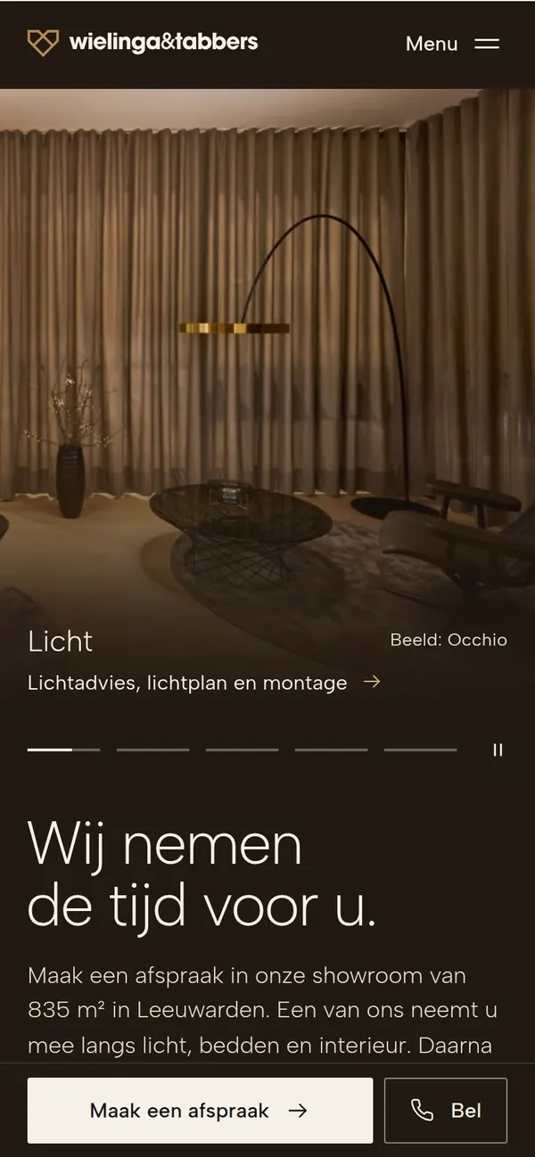 wielingaentabbers.nl mobiele weergave